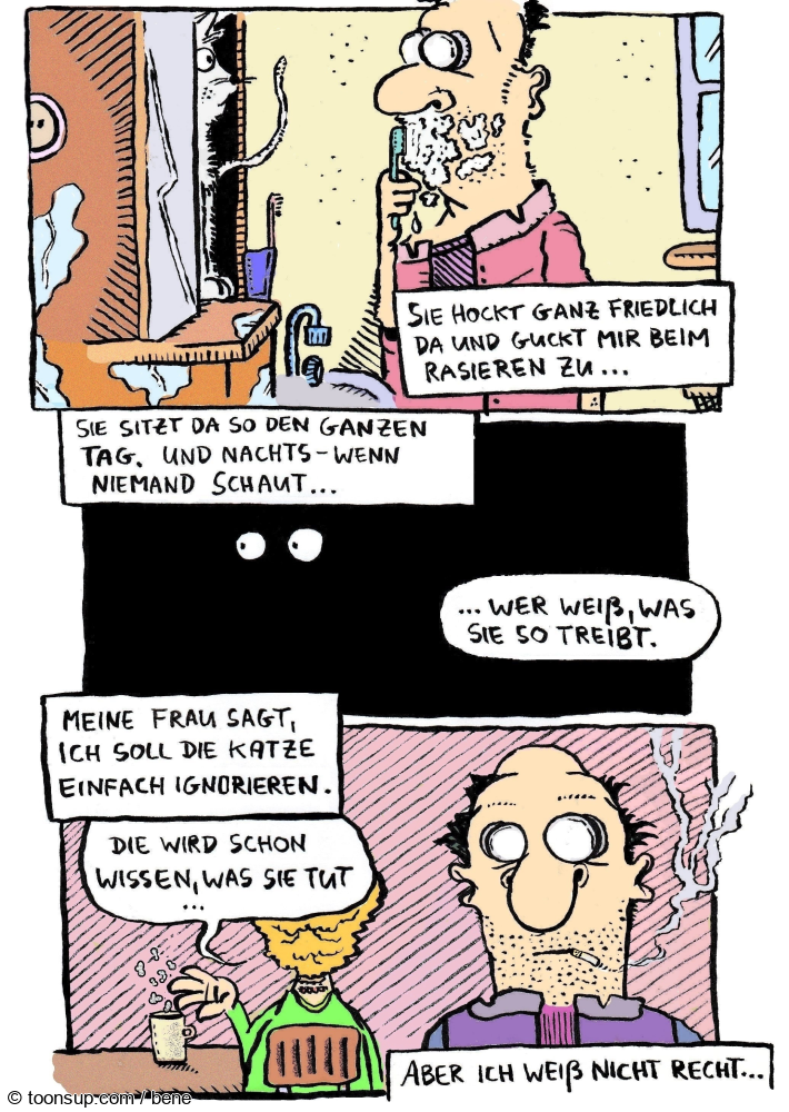 Comic: Badezimmerkatze 3