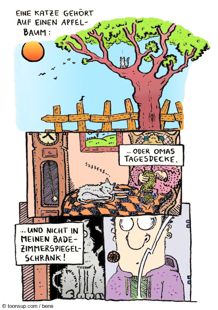 Comic: Badezimmerkatze 4