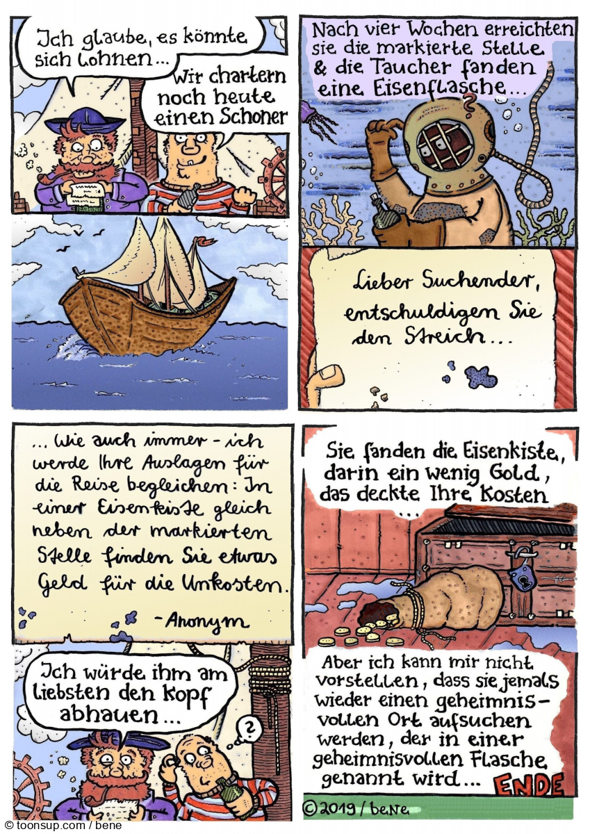 Comic: Flaschenpost 2