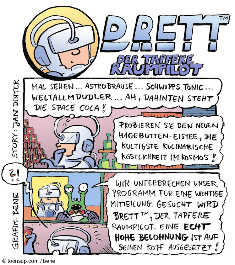Comic: Brett, der Raumpilot 1
