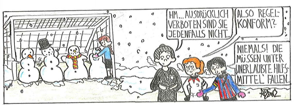 Cartoon: TLN - Schneemannschaft 1