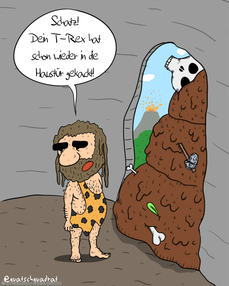 Cartoon: T-REX 1