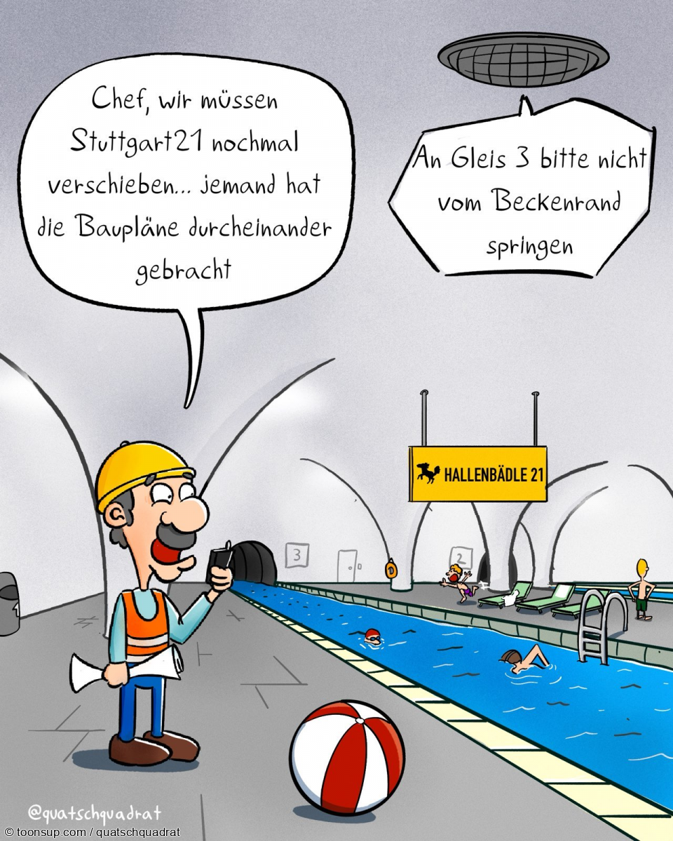 Cartoon: Stuttgart 21 1