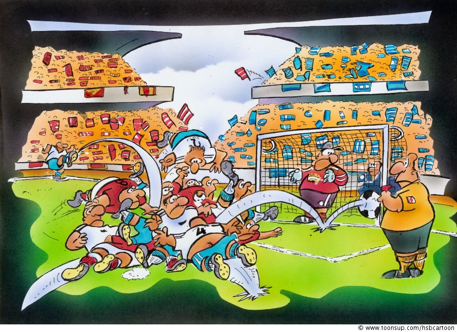 Cartoon: soccer 1