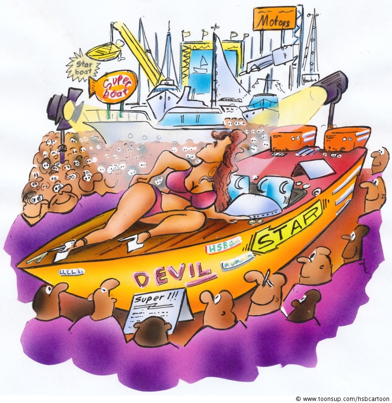 Illustration: powerboat 1