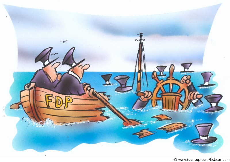 Cartoon: Steuern runter 1