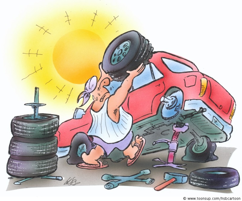 Cartoon: Winterreifen 1
