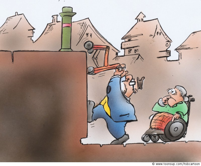 Cartoon: Barrierefrei 1