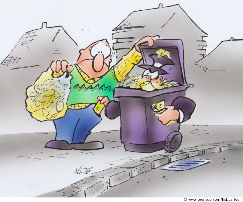 Cartoon: Müllgebühr 1