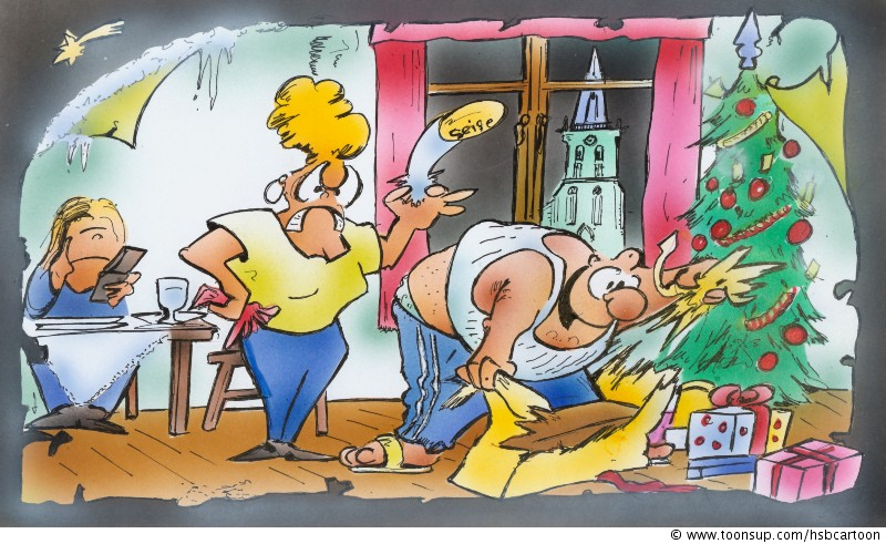 Cartoon: X-mas today 1