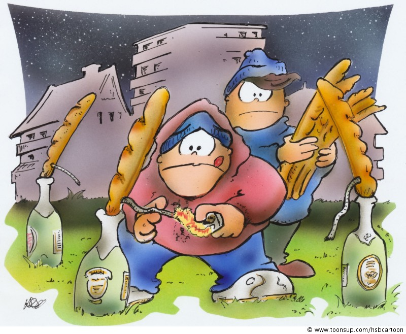 Cartoon: Brot statt Böller 1
