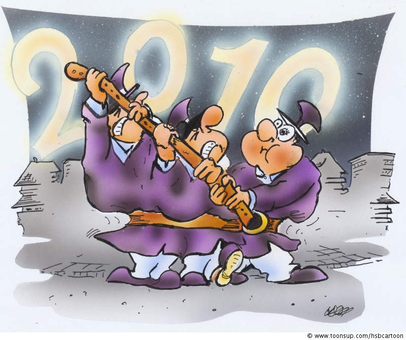 Cartoon: enger Gürtel 2010 1