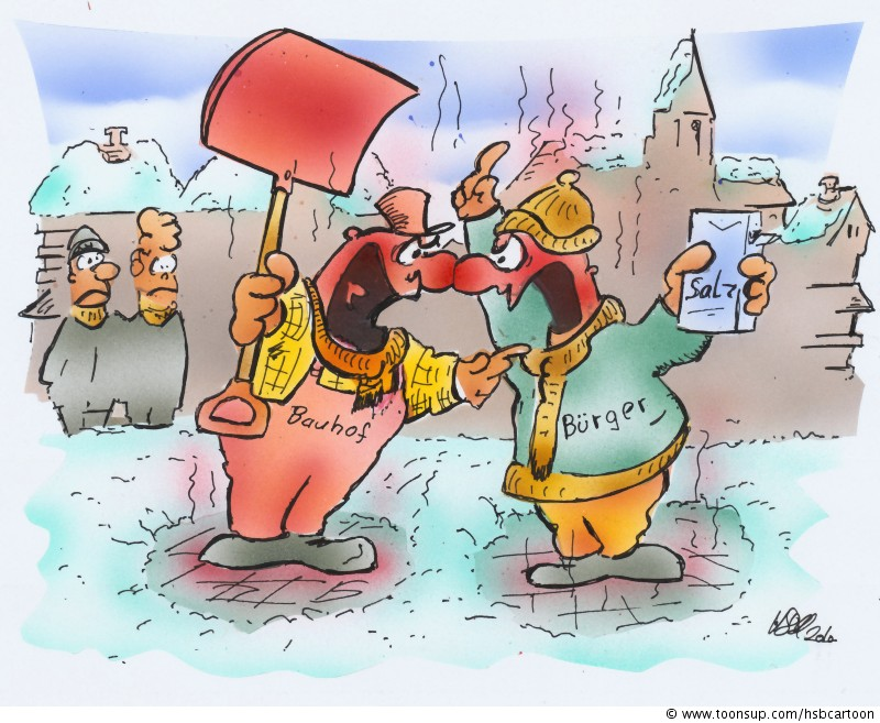 Cartoon: heißer Winter 1