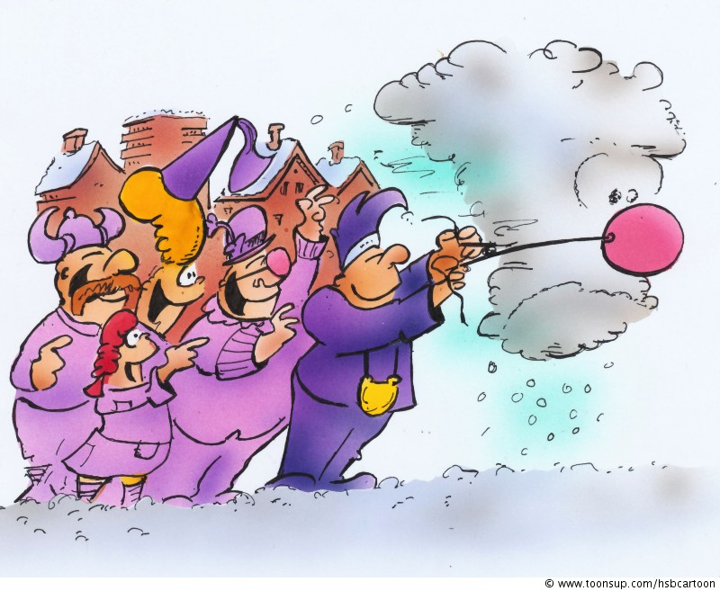 Cartoon: Kalter Karneval 1
