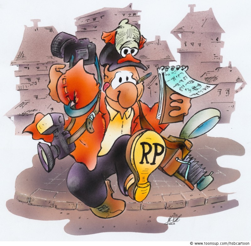 Cartoon: Reporter 1