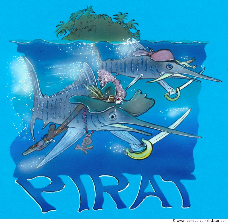 Illustration: marlin pirat 1