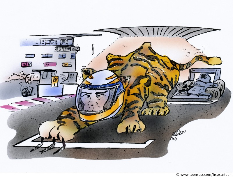 Cartoon: Nico Hülkenberg 1