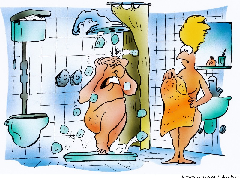 Cartoon: hartes Wasser 1