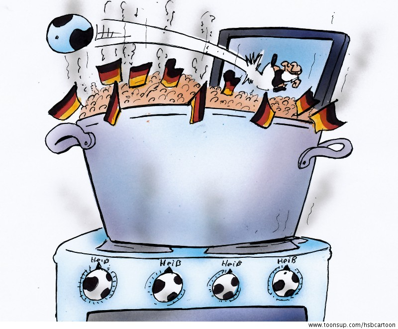 Cartoon: Public Viewing Kessel 1