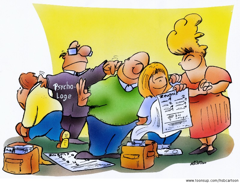 Cartoon: zeugnis 1