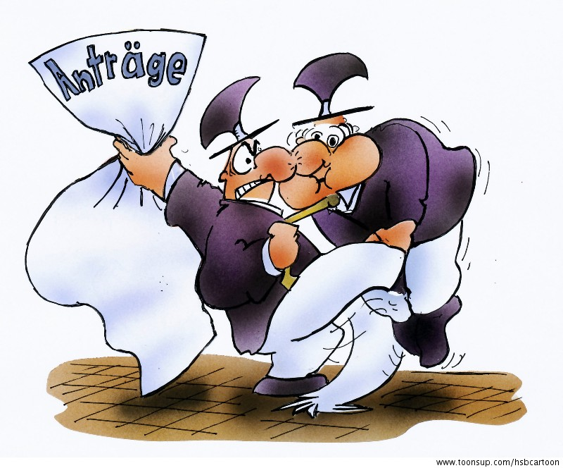 Cartoon: politischer Umgang 1
