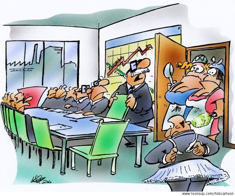Cartoon: Gleichstellungsgesetz 1