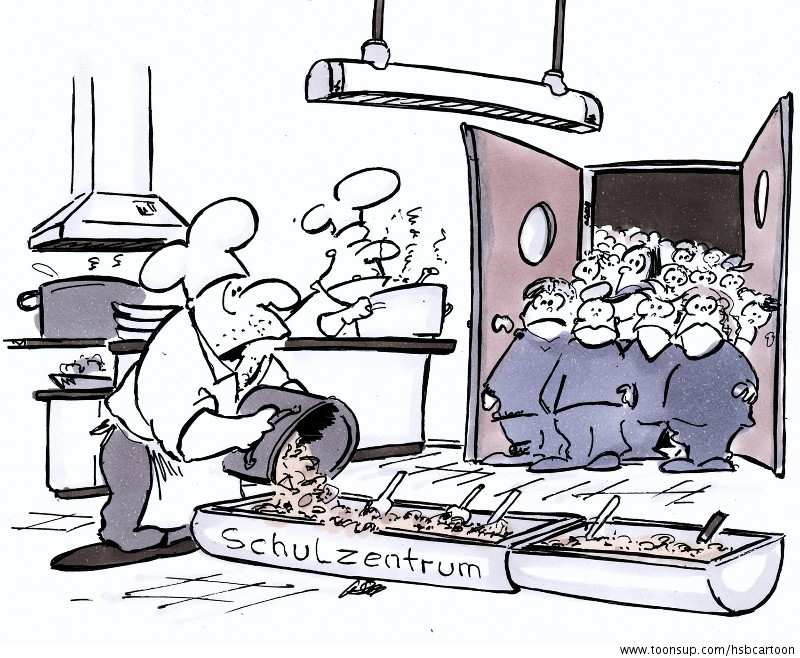 Cartoon: Mensaessen 1