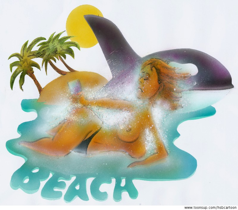 Illustration: Beachgirl 1