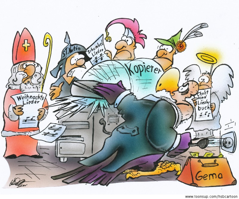 Cartoon: GEMA Gebühr 1