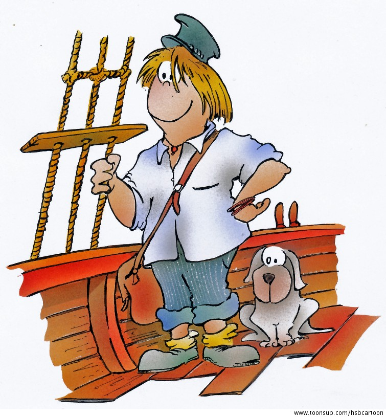 Cartoon: Tramper der Weltmeere 1