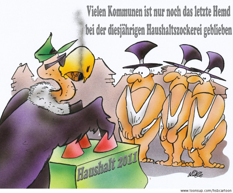Cartoon: Haushalt 2011 1