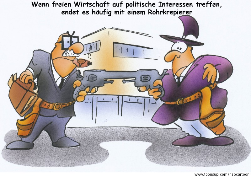 Cartoon: Rohrkrepierer 1