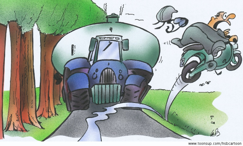 Cartoon: Landwirtschaftsweg 1