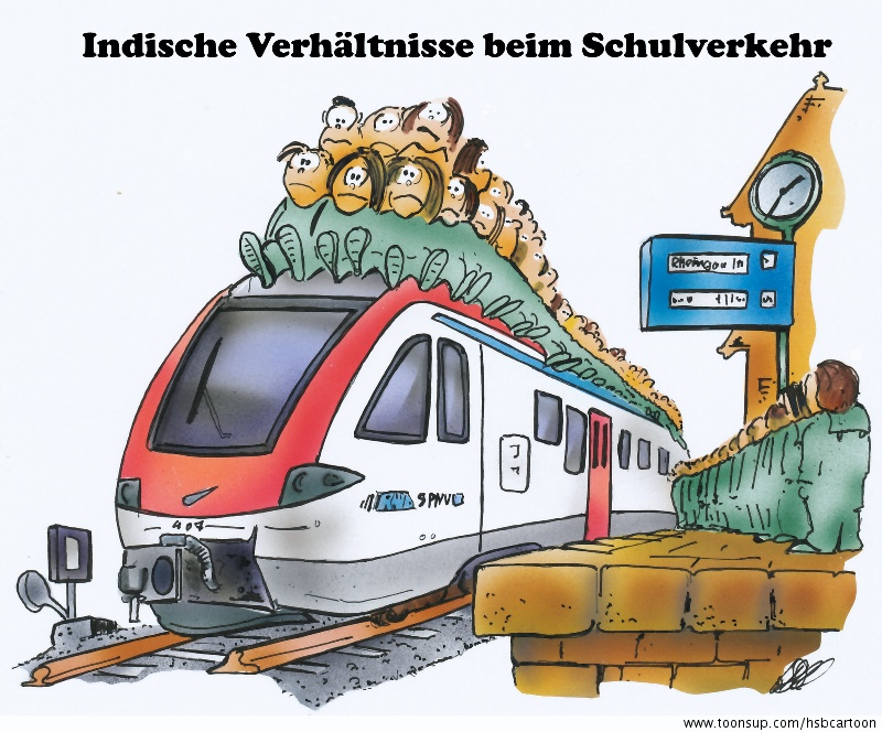 Cartoon: Schulverkehr 1
