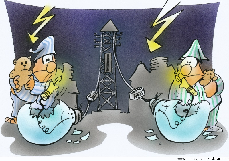 Cartoon: Stromausfall 1