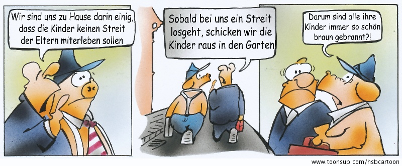 Cartoon: Naturkinder 1