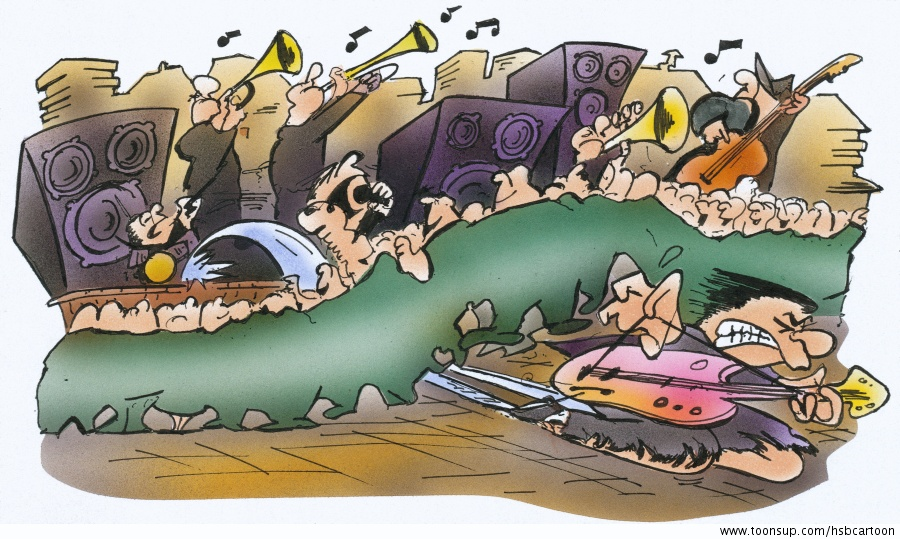 Cartoon: rock me 1