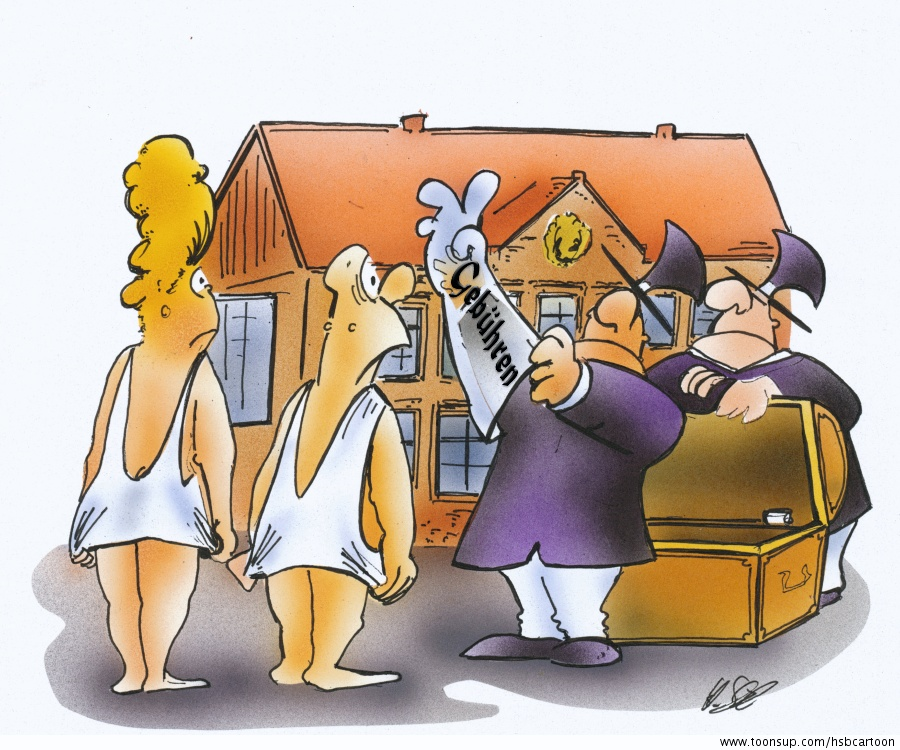 Cartoon: Auf Steuersuche 1