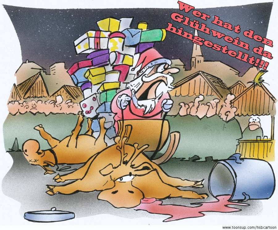 Cartoon: Weihnachtsmarkt 1
