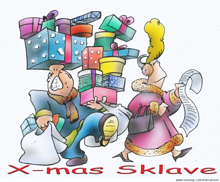Cartoon: X-mas Sklave 1