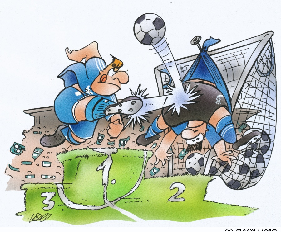 Cartoon: Spitzenspiel 1