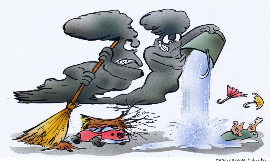 Cartoon: Sturmtief 1