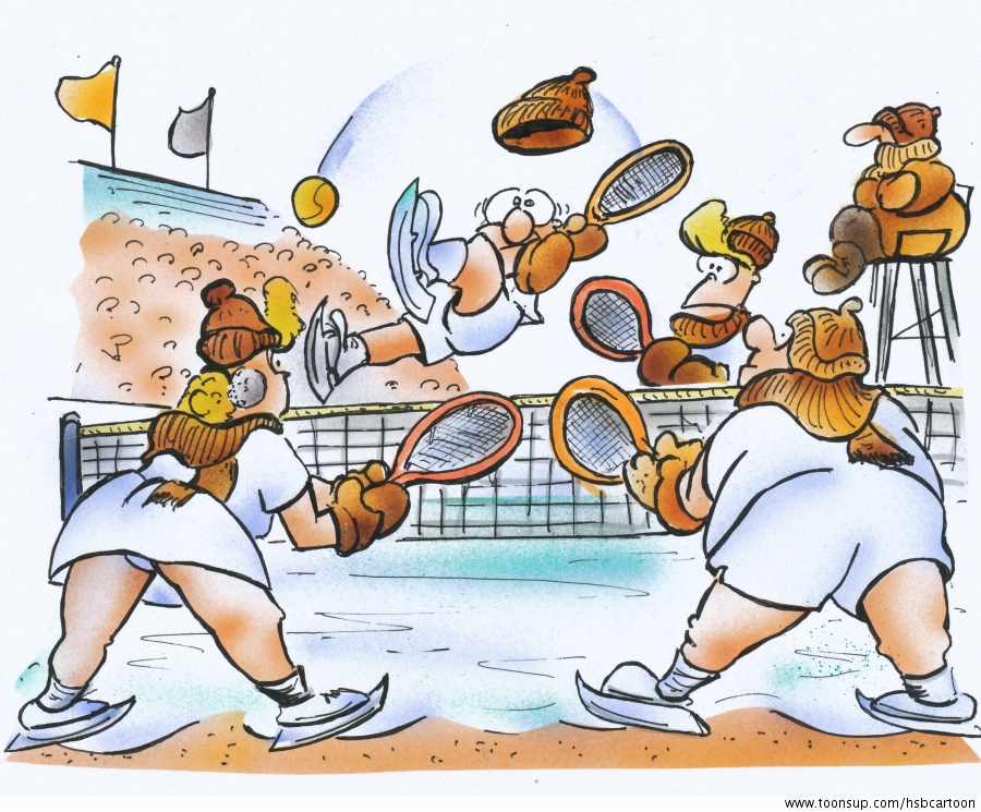 Cartoon: Sport im Winter 1