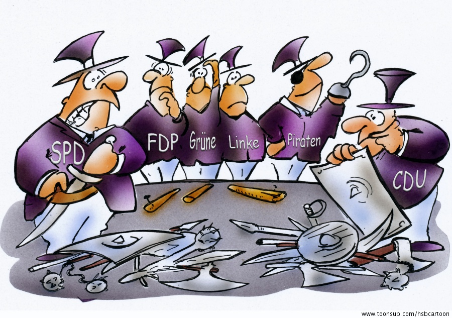 Cartoon: NRW Landtagswahl 1