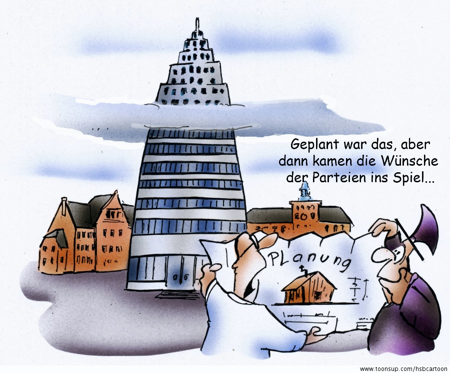 Cartoon: öffentlicher Bau 1