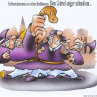 Gürtel enger schnallen