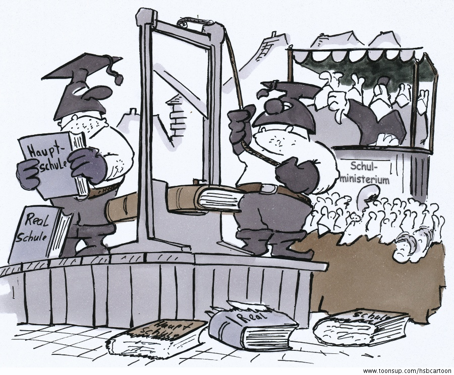 Cartoon: Schulrevolution 1