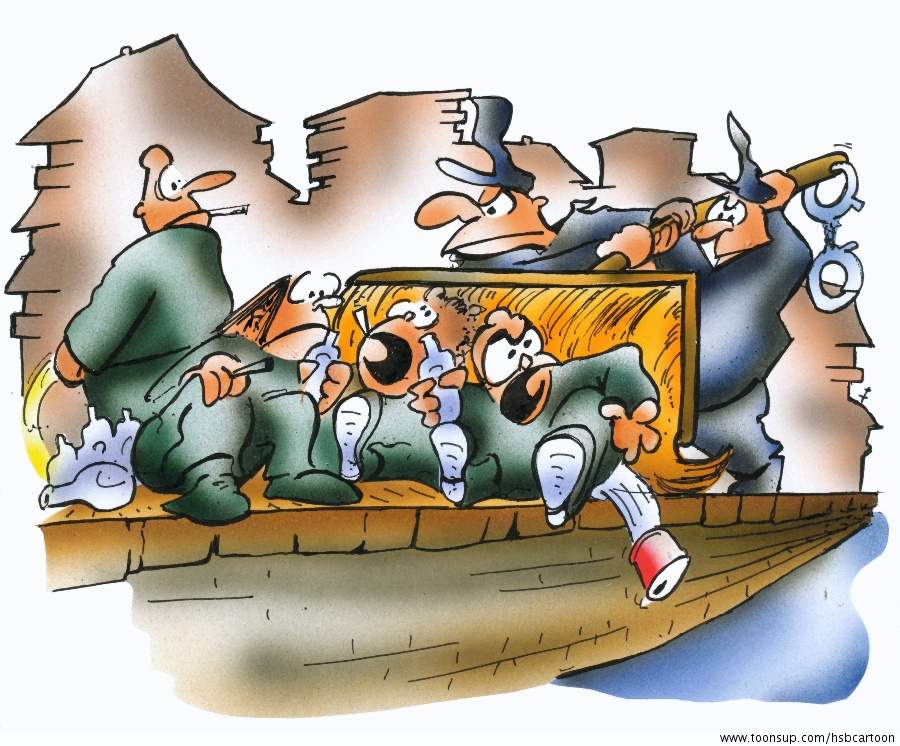 Cartoon: Aktion Saubere Innenstadt 1
