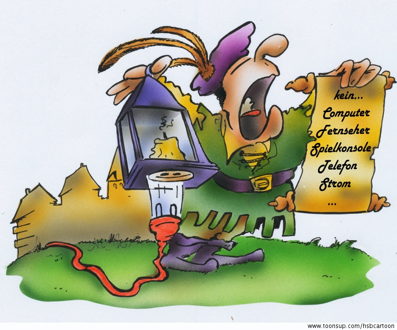 Cartoon: Früher 1