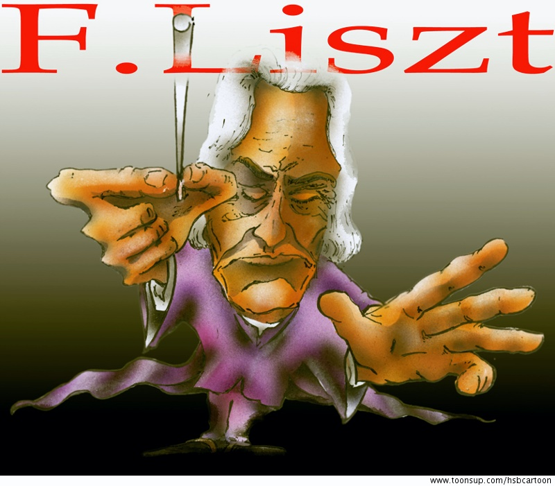 Illustration: Franz Liszt 1
